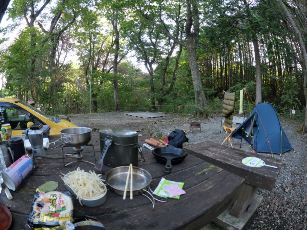 乙女森林公園第一キャンプ場